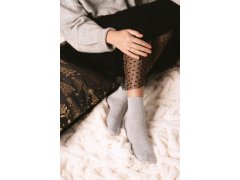 Hladké dámské ponožky 037