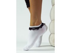 Dámské ponožky s krajkou Milena 941