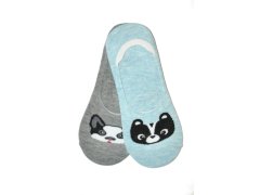 Dámské ponožky baleríny WiK 0144 Midini Pejsci A´2 36-41