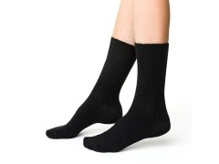 Hřejivé ponožky Alpaka 044 černé s vlnou