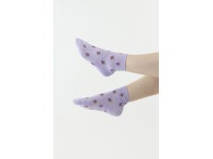 Veselé ponožky 889 fialové s hrozny