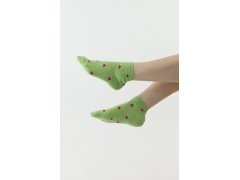 Zábavné ponožky 889 zelené s melouny