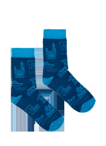 Dámské ponožky se vzorem Gdansk - Kabak - Dámské oblečení doplňky ponožky
