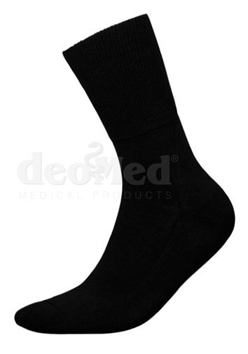 Unisex ponožky zdravotní Medic Deo Silver černé DeoMed - Dámské oblečení doplňky ponožky