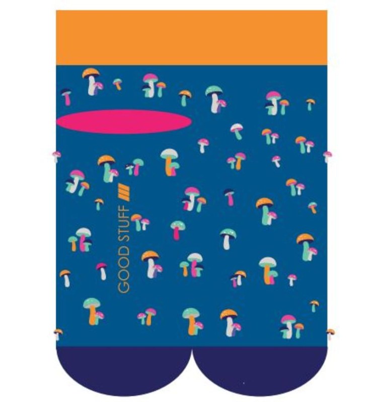 Ponožky SOXO GOOD STUFF - Hřiby - Dámské oblečení doplňky ponožky