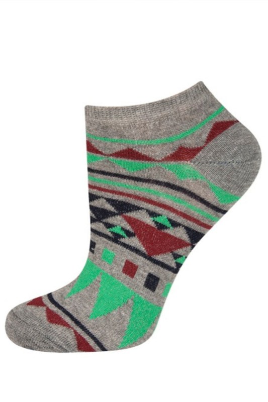 Ponožky s barevnými vzory SOXO - Dámské oblečení doplňky ponožky