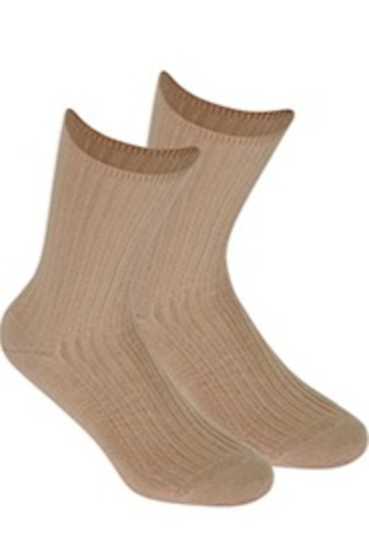 Netlačící dámské žebrované ponožky W.997 - Dámské oblečení doplňky ponožky
