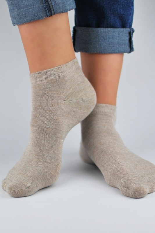 Dámské ponožky s lurexem ST022 - Dámské oblečení doplňky ponožky