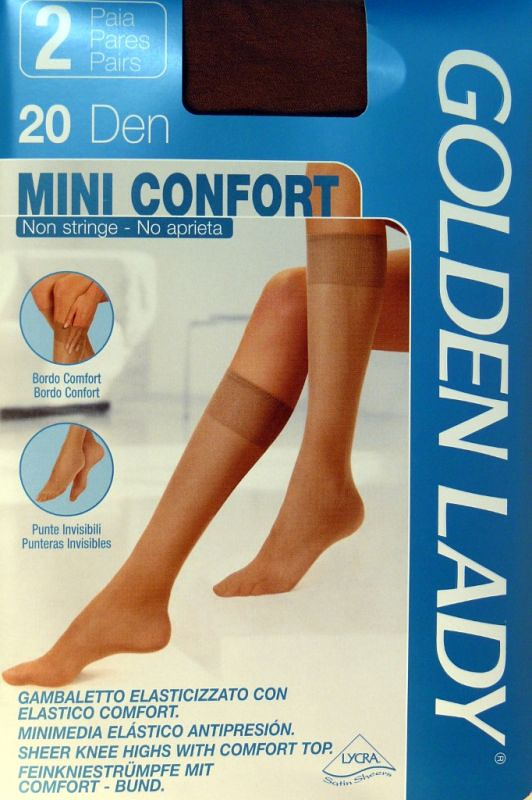 Dámské podkolenky |Golden Lady| Mini Confort 20 den A`2 - ponožky