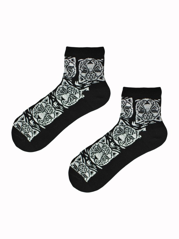 Dámské ponožky Noviti SB025 Tygr, lurex 35-42 - Dámské oblečení doplňky ponožky