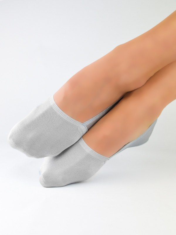 Dámské ponožky - baleríny Noviti SN024 Laserové, Silikon, ABS - ponožky