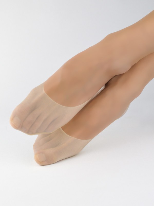 Dámské ponožky - baleríny Noviti SN025 Laserové, Silikon - Dámské oblečení doplňky ponožky