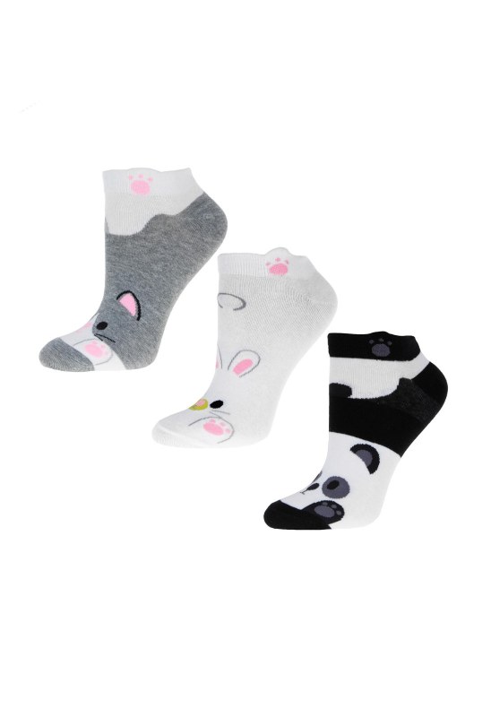 Dámské ponožky Moraj CSD240-041 Zvířátka A´3 35-41