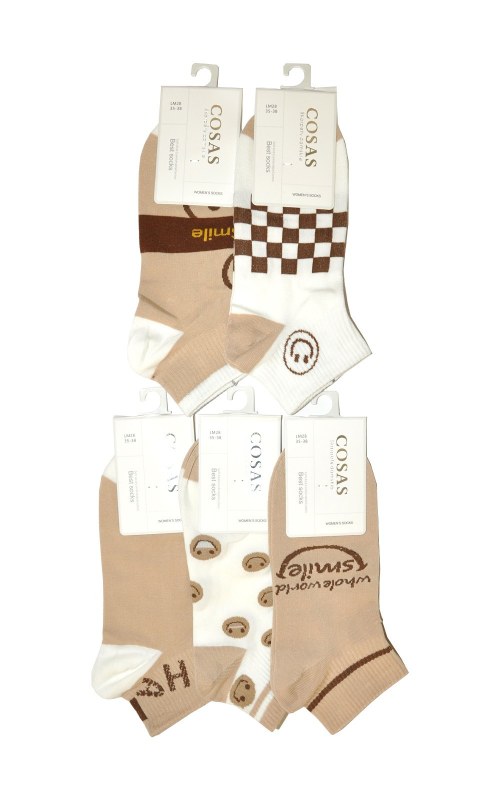 Dámské vzorované ponožky WiK 017 338 35-42 - Dámské oblečení doplňky ponožky