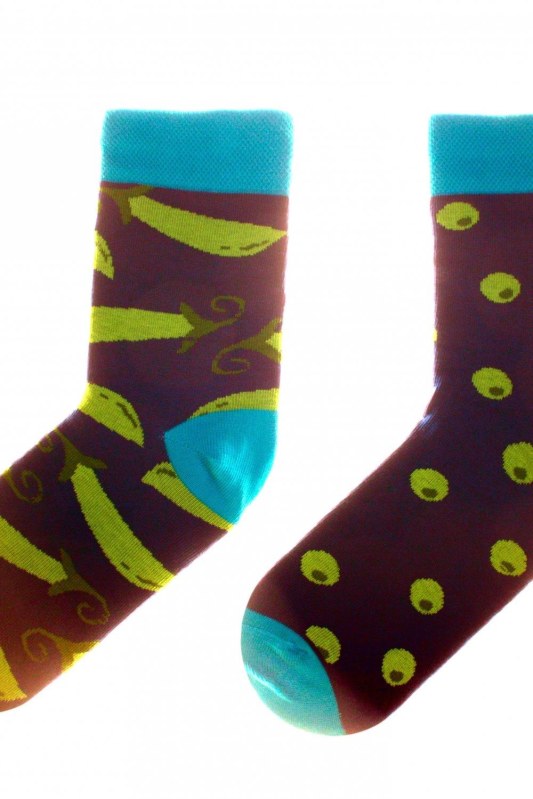 Obrázkové ponožky 80 Funny pea - Skarpol - Dámské oblečení doplňky ponožky