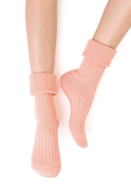 Dámské ponožky 067 peach - Steven - Dámské oblečení doplňky ponožky