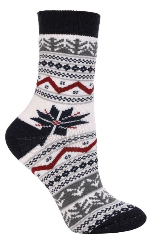 Termofroté ponožky Scandi 1 s norským vzorem - Dámské oblečení doplňky ponožky