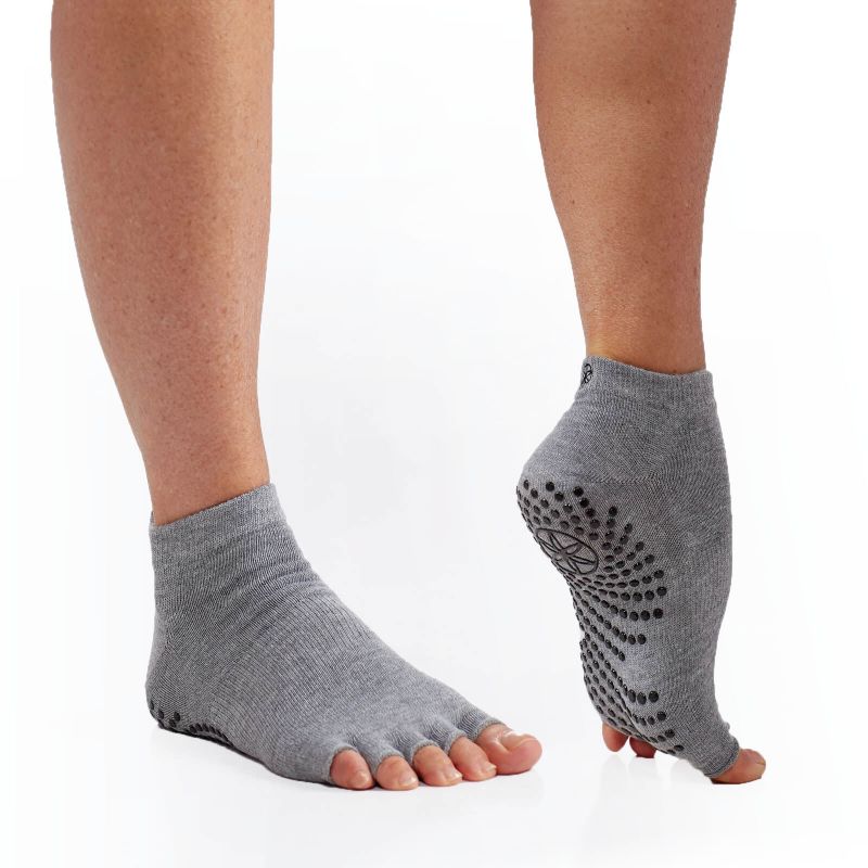 Protiskluzové ponožky na jógu bez prstů GAIAM 63708 - Dámské oblečení doplňky ponožky