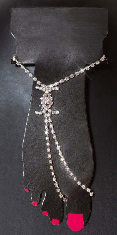 Trendy náhrdelník na prsty s kamínky - Dámské oblečení doplňky šperky
