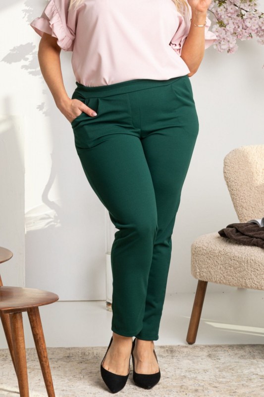Plus velikost Kalhoty model 169227 Karko - Dámské oblečení kalhoty