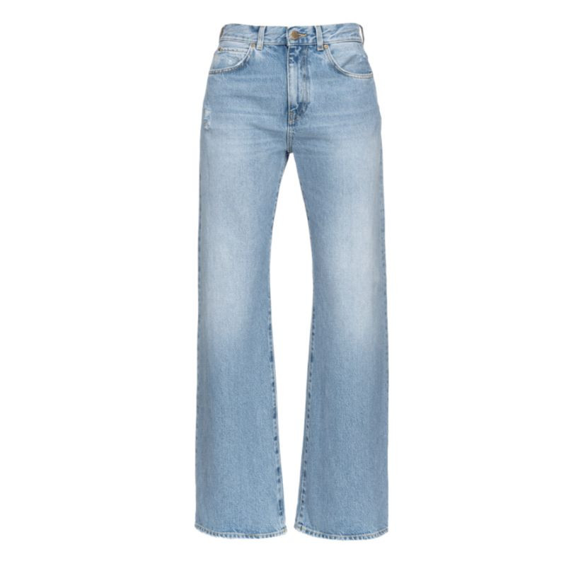 Pinko Jeans Vintage džíny se širokými nohavicemi W 101733A140 - Dámské oblečení kalhoty
