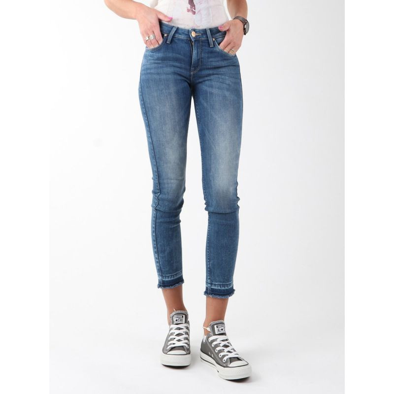 Kalhoty Lee Scarlett Skinny Jeans W L526PFOK - Dámské oblečení kalhoty