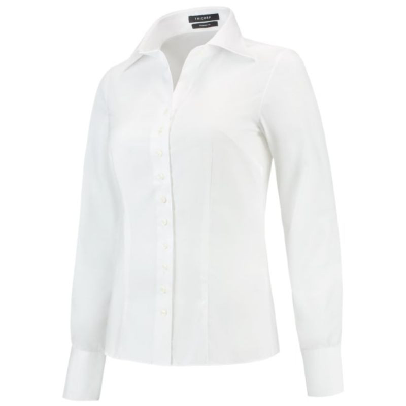 Vypasovaná halenka Malfini W MLI-T22T0 bílá - Dámské oblečení košile a halenky