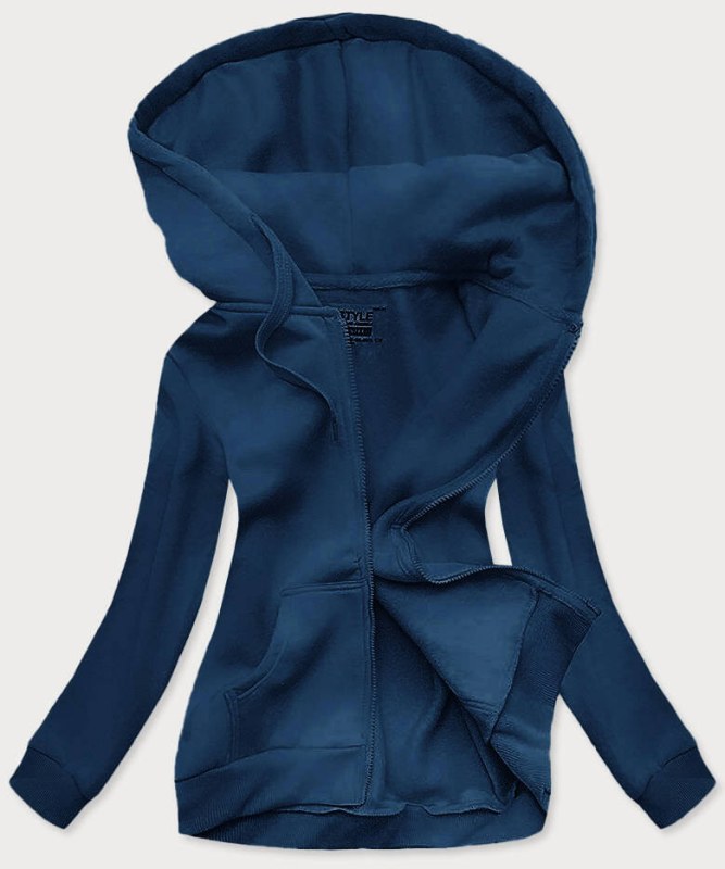 Modrá dámská sportovní mikina (W03-16-17) - Dámské oblečení mikiny