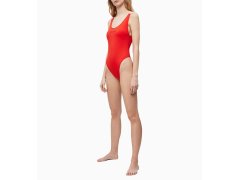 Jednodílné plavky KW0KW00825-XA7 červená - Calvin Klein 5554557