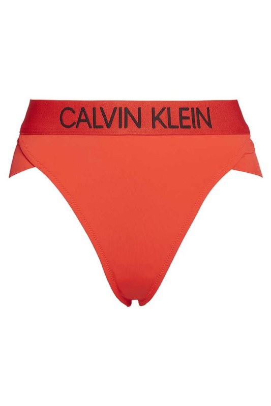 Spodní díl plavek KW0KW00944-XBG červená - Calvin Klein - Dámské oblečení plavky