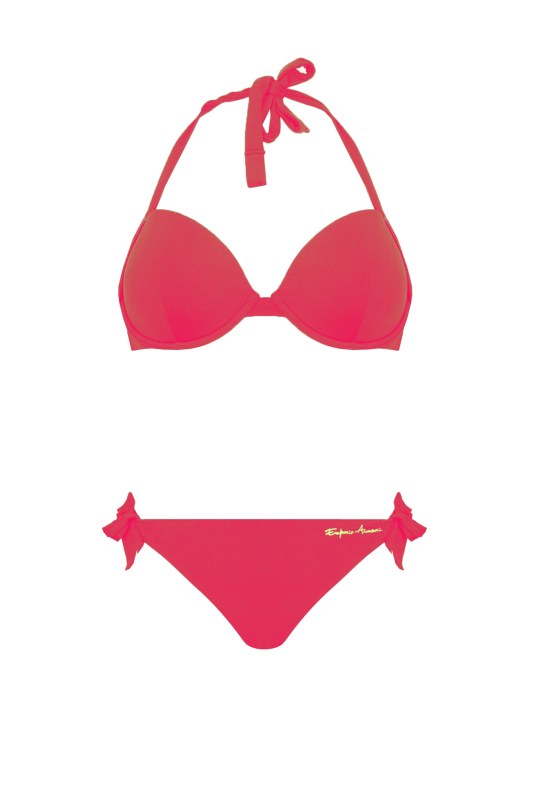 Dámské dvoudílné plavky 262660 0P300 07274 růžová - Emporio Armani - Dámské oblečení plavky