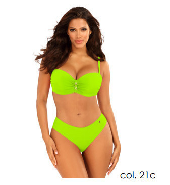 Dámské dvoudílné plavky New Trends 8 S730DA5-21c sv. zelená - Self - Dámské oblečení plavky