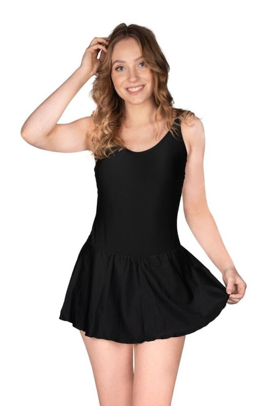 Plavky šaty Korfu černé - Dámské oblečení plavky