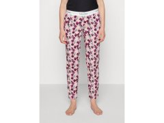 Dámské pyžamové kalhoty QS6158E 1F7 - meruňková/kytičky - Calvin Klein 6591753
