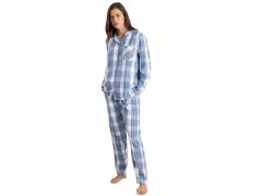 Dámské pyžamo 250500 Modrá s bílou - Muydemi 6146880