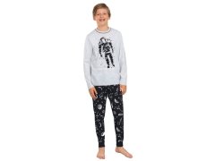 Chlapecké pyžamo Tryton šedé s kosmonautem