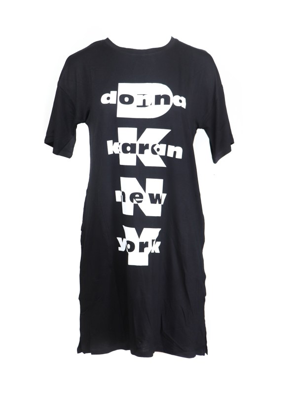 Dámská noční košile YI2322403-001 černobílá - DKNY - pyžama