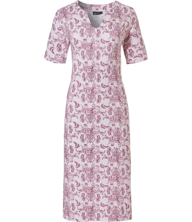 Dámská noční košile 15231-304-2 růžová-potisk - Pastunette - pyžama