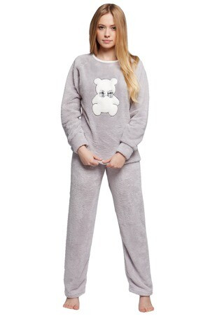 Dámské hrubé pyžamo Soft Méďa - Sensis - Dámské oblečení pyžama