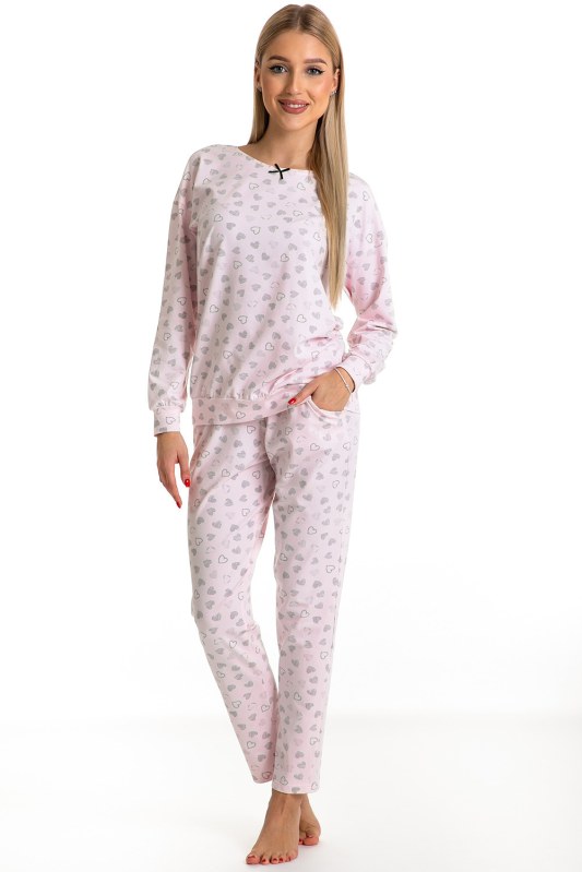 Dámské pyžamo PDD-41 růžové - Piu Bella - Dámské oblečení pyžama