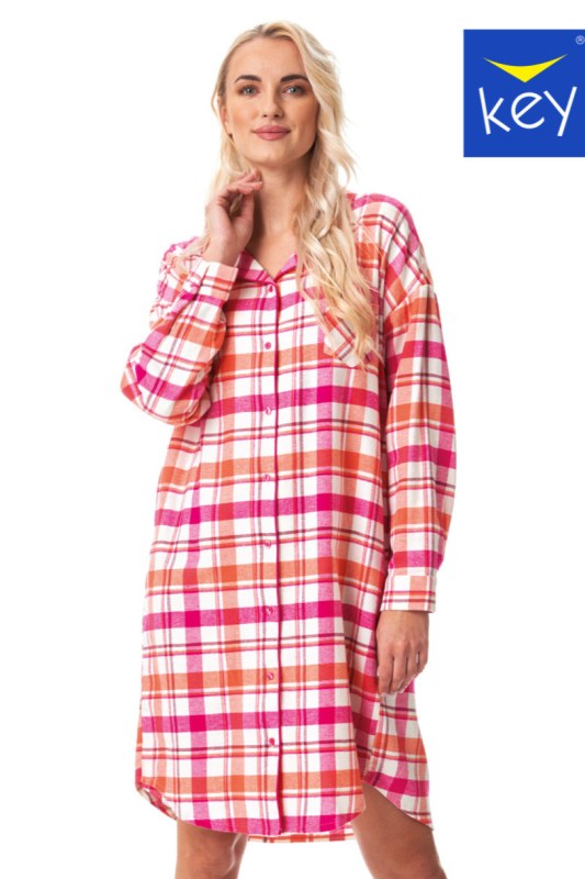 Dámská noční košile LND 437 B23 2XL-4XL - Dámské oblečení pyžama