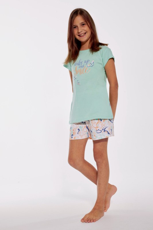 Dívčí pyžamo GIRL YOUNG KR 788/106 WAKE UP - Dámské oblečení pyžama