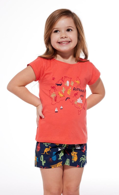 Dívčí pyžamo Cornette Kids Girl 787/104 Australia kr/r 98-128 - Dámské oblečení pyžama