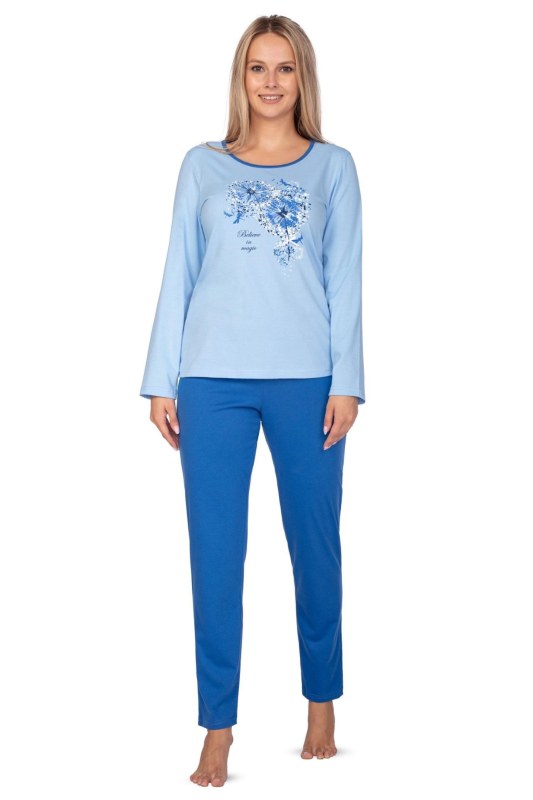 Dámské pyžamo 647 blue plus - REGINA - Dámské oblečení pyžama