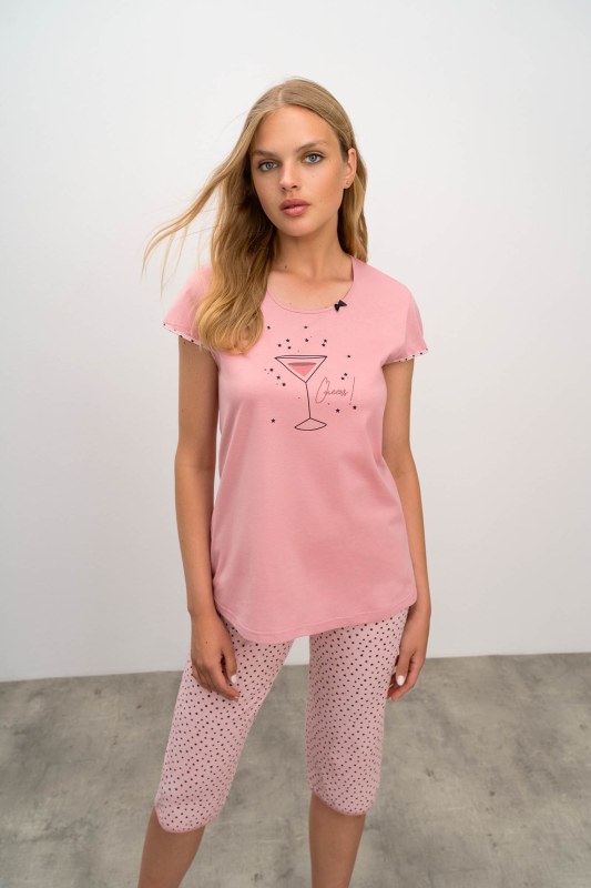 Vamp - Dvoudílné dámské pyžamo 16295 - Vamp - Dámské oblečení pyžama