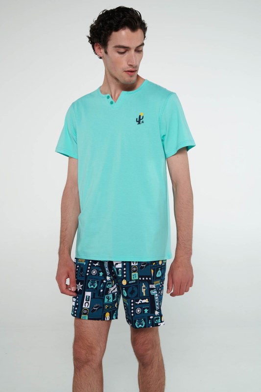 Vamp - Pyžamo s krátkými rukávy 20651 - Vamp - pyžama
