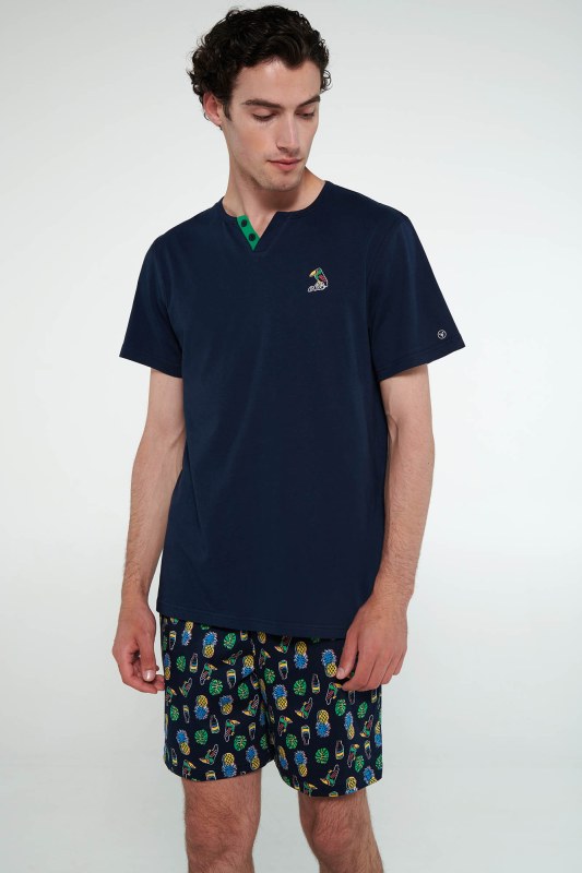 Vamp - Pyžamo s krátkými rukávy 20660 - Vamp - Dámské oblečení pyžama