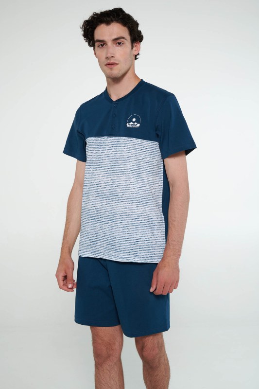 Vamp - Pyžamo s knoflíkovou légou 20702 - Vamp - Dámské oblečení pyžama