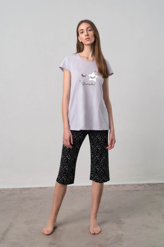 Vamp - Pyžamo s krátkým rukávem 70015 - Vamp - Dámské oblečení pyžama