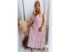 Maxi šaty STEPHANY růžové Dstreet EY2350